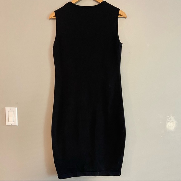 Sioni Black Sleeveless Sheath Mini Dress - Picture 4 of 5